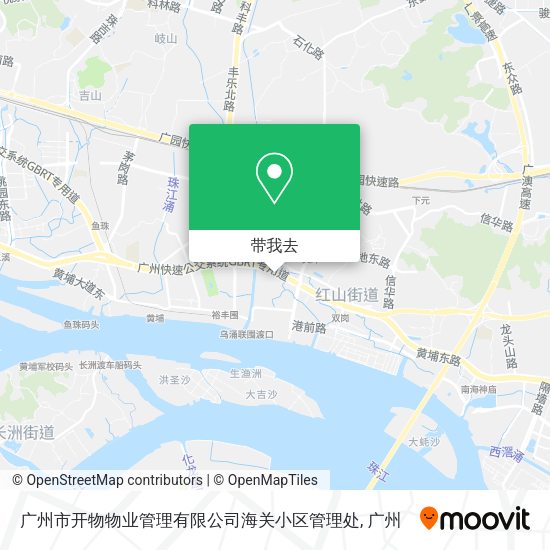 广州市开物物业管理有限公司海关小区管理处地图