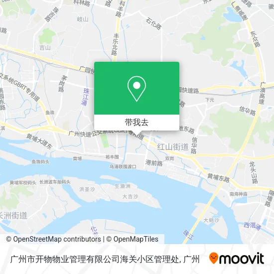 广州市开物物业管理有限公司海关小区管理处地图