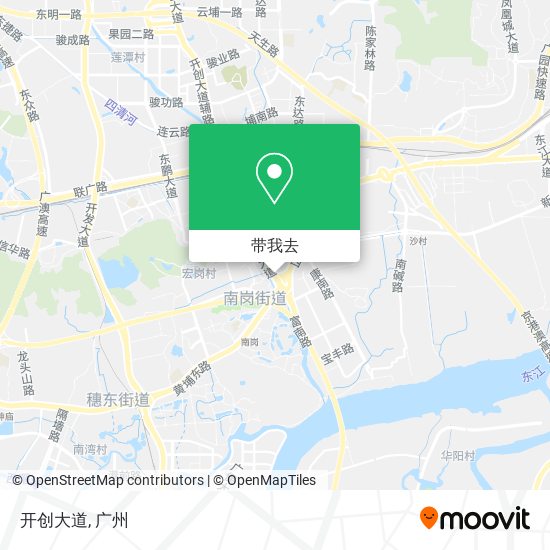 开创大道地图