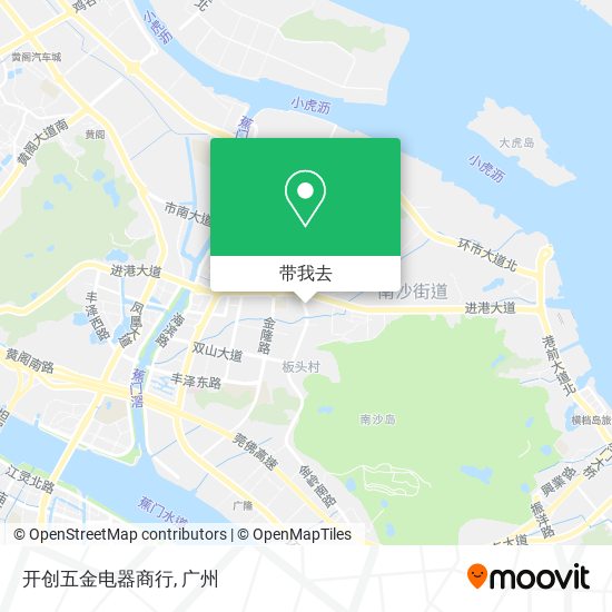 开创五金电器商行地图