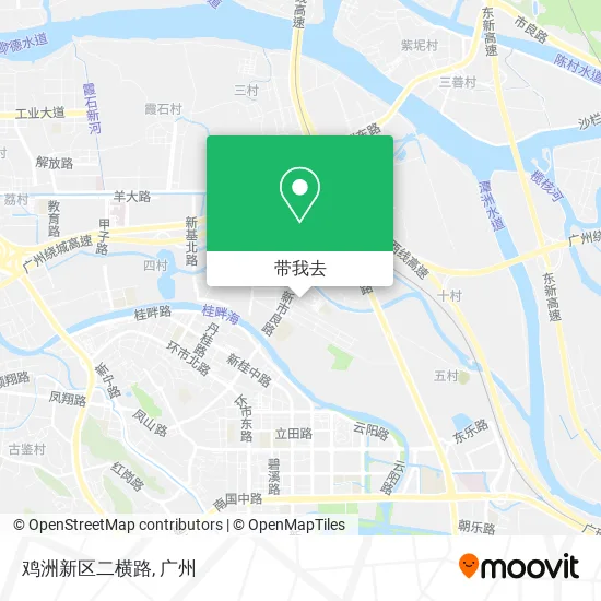 鸡洲新区二横路地图