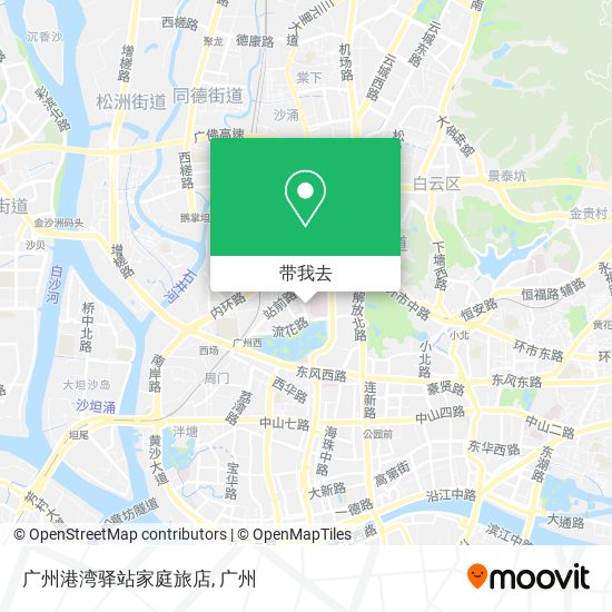 广州港湾驿站家庭旅店地图