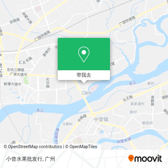 小曾水果批发行地图