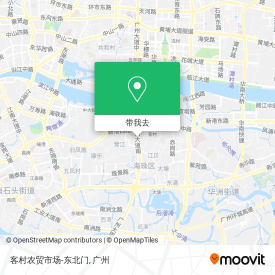 客村农贸市场-东北门地图