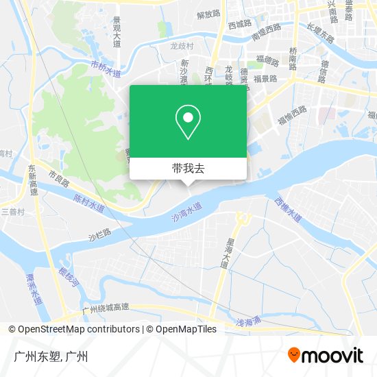 广州东塑地图