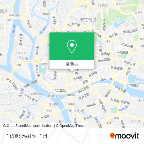 广信赛尔特鞋业地图