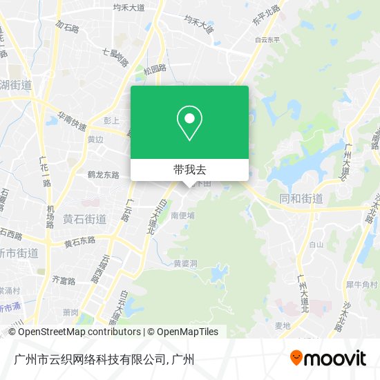 广州市云织网络科技有限公司地图
