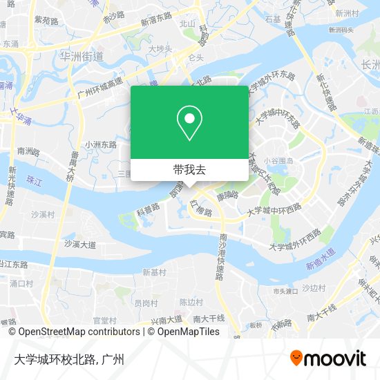 大学城环校北路地图