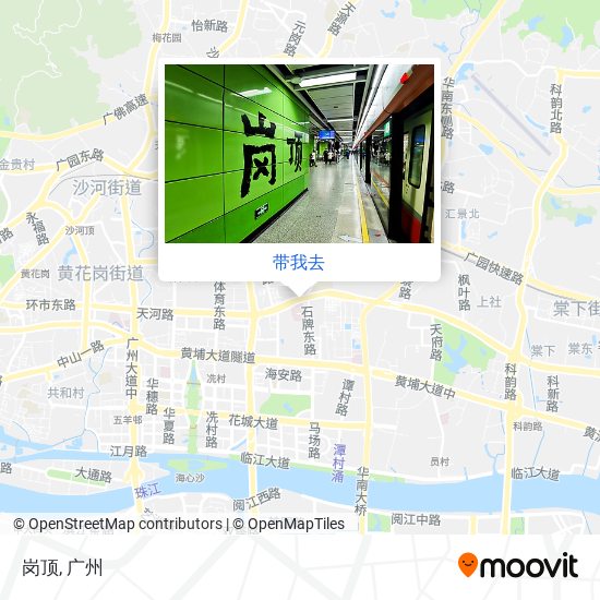 岗顶地图