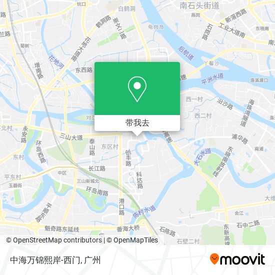 中海万锦熙岸-西门地图
