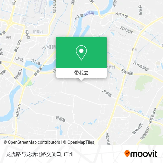 龙虎路与龙塘北路交叉口地图