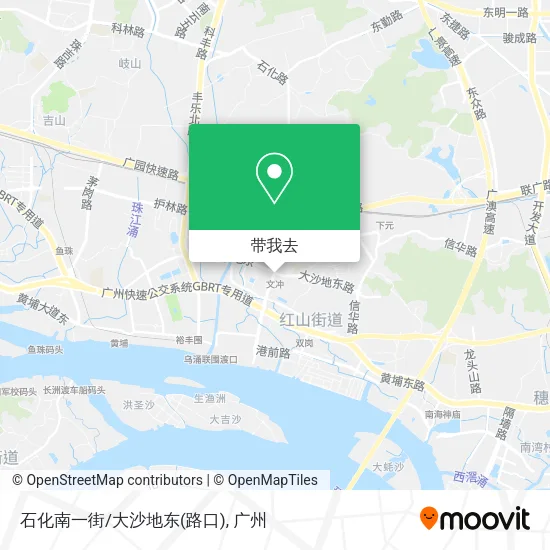 石化南一街/大沙地东(路口)地图