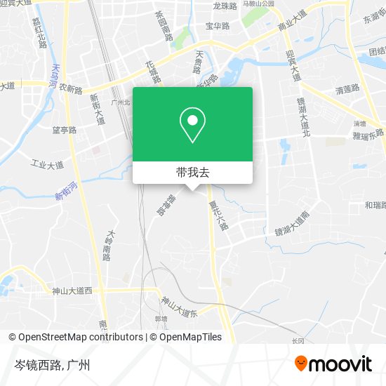 岑镜西路地图