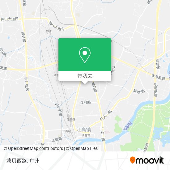 塘贝西路地图