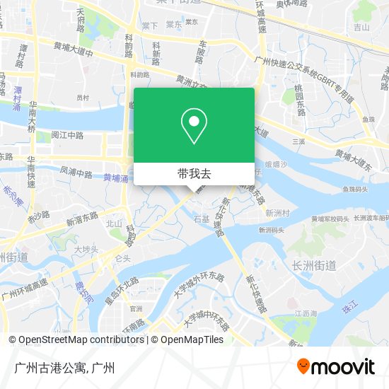 广州古港公寓地图