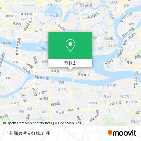 广州郑兴激光打标地图