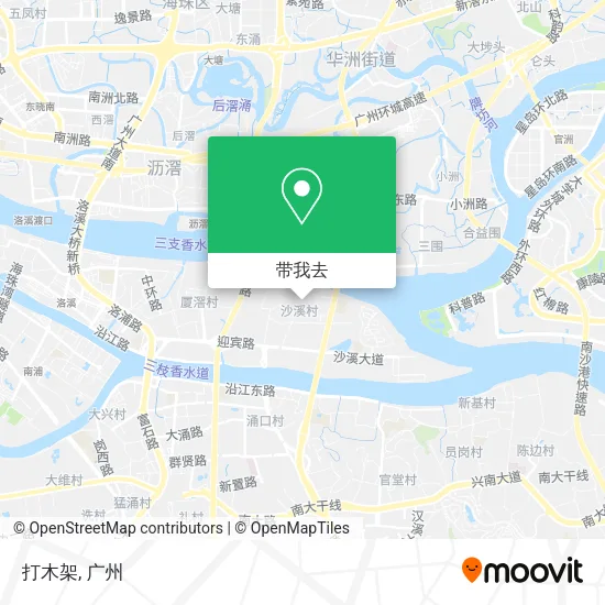 打木架地图