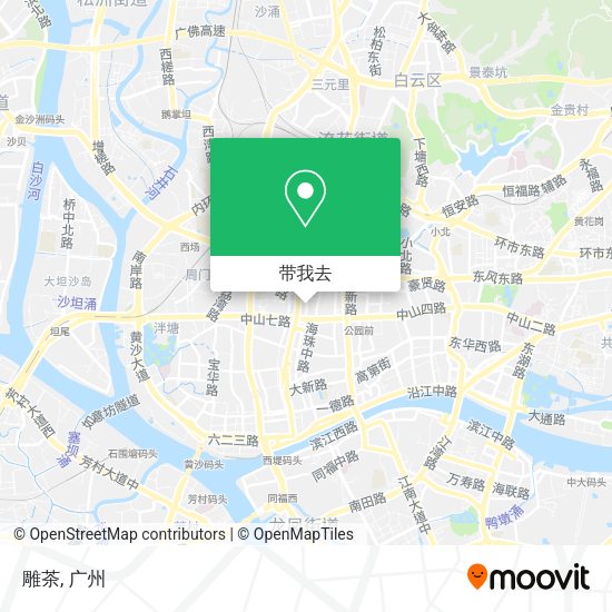 雕茶地图