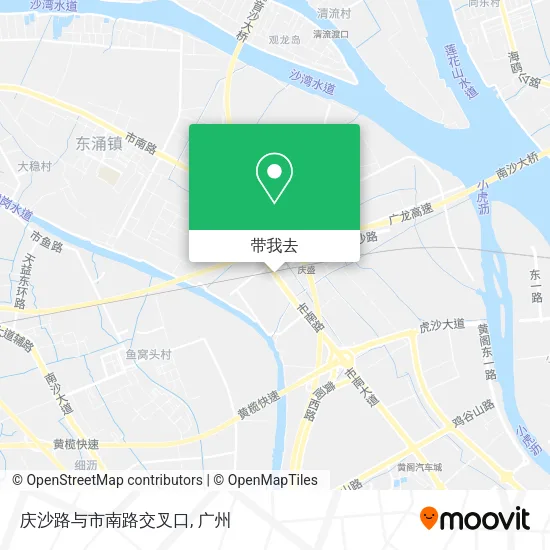 庆沙路与市南路交叉口地图