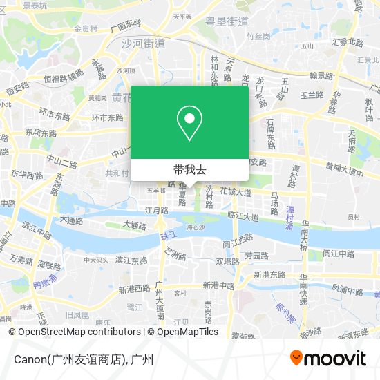 Canon(广州友谊商店)地图