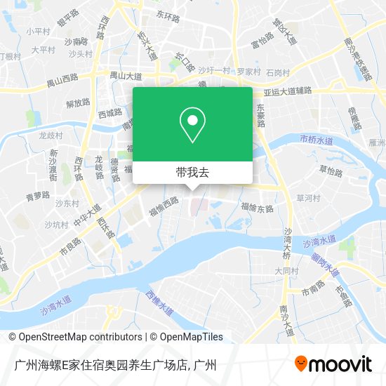 广州海螺E家住宿奥园养生广场店地图