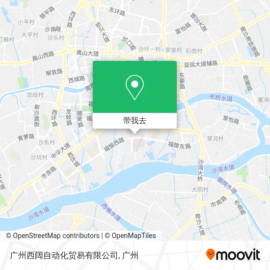 广州西阔自动化贸易有限公司地图