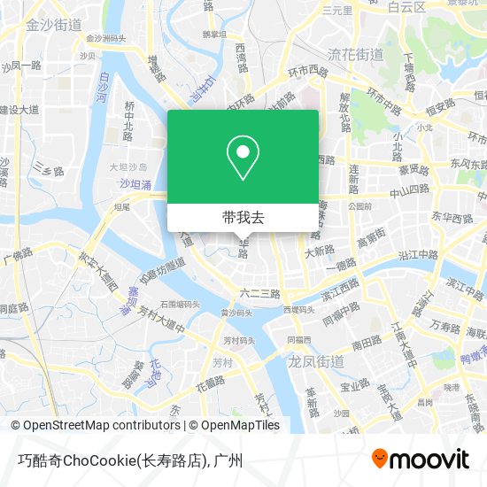 巧酷奇ChoCookie(长寿路店)地图