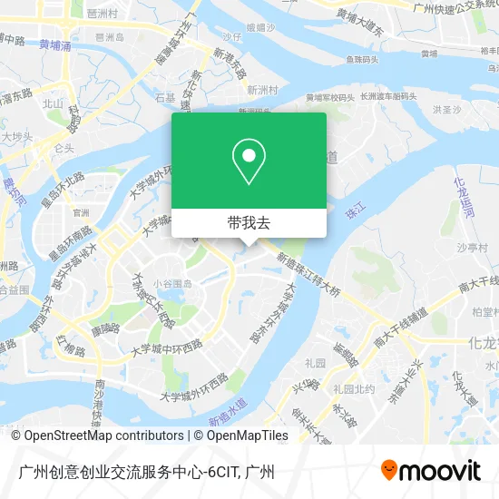 广州创意创业交流服务中心-6CIT地图
