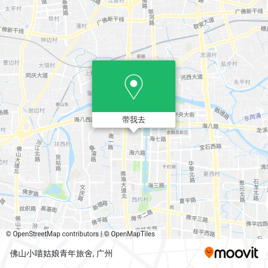 佛山小喵姑娘青年旅舍地图