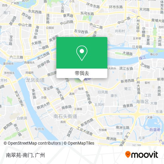 南翠苑-南门地图