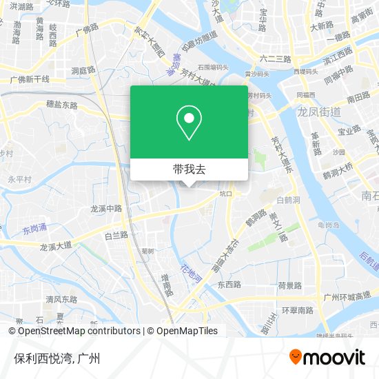 保利西悦湾地图