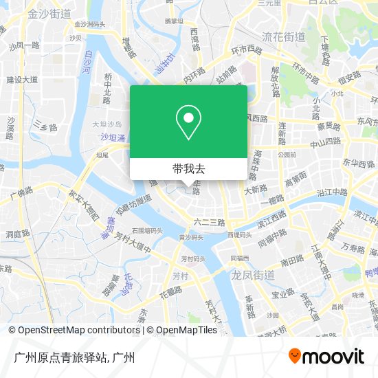 广州原点青旅驿站地图