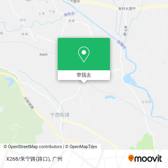 X268/朱宁路(路口)地图