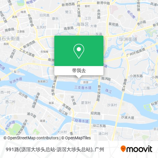 991路(沥滘大埗头总站-沥滘大埗头总站)地图