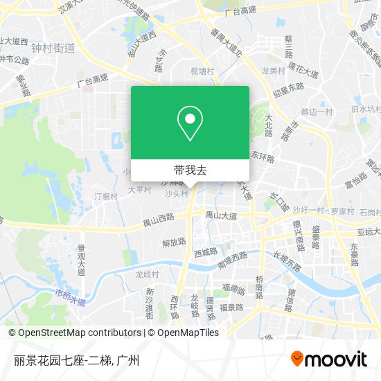 丽景花园七座-二梯地图
