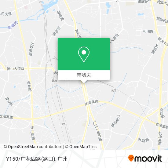 Y150/广花四路(路口)地图