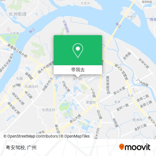 粤安驾校地图