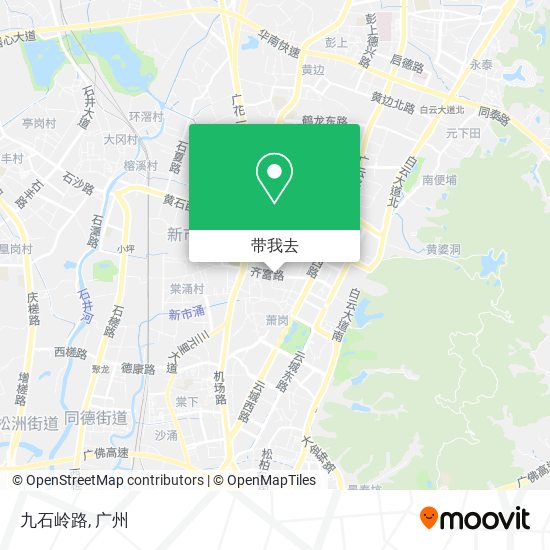 九石岭路地图