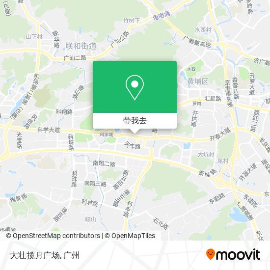大壮揽月广场地图
