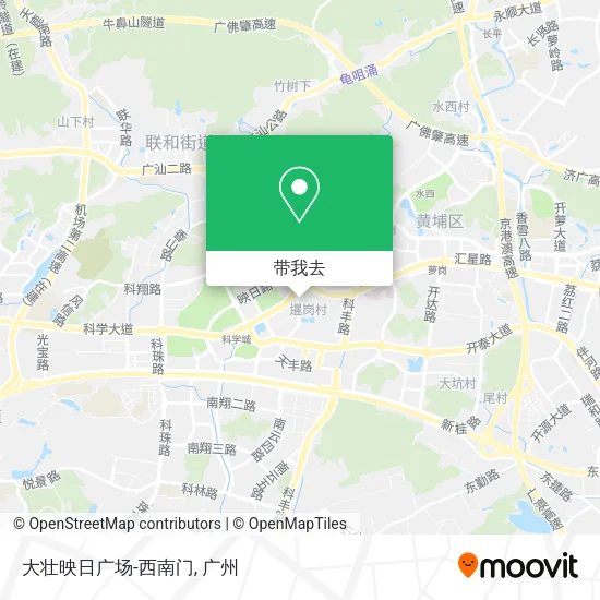 大壮映日广场-西南门地图