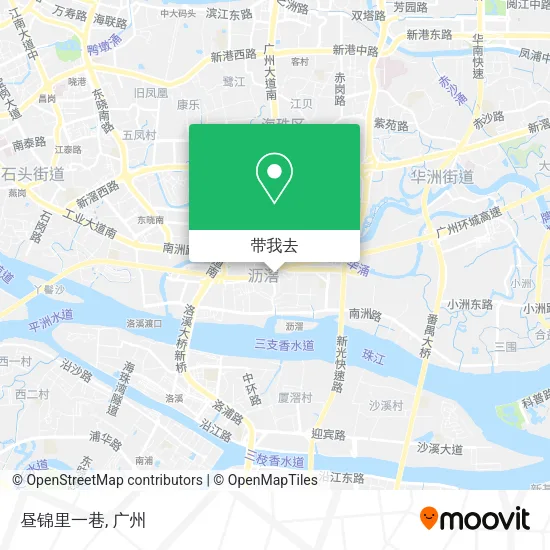 昼锦里一巷地图