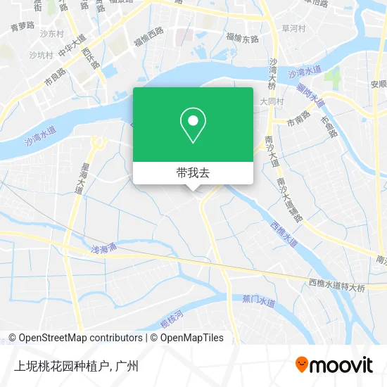 上坭桃花园种植户地图