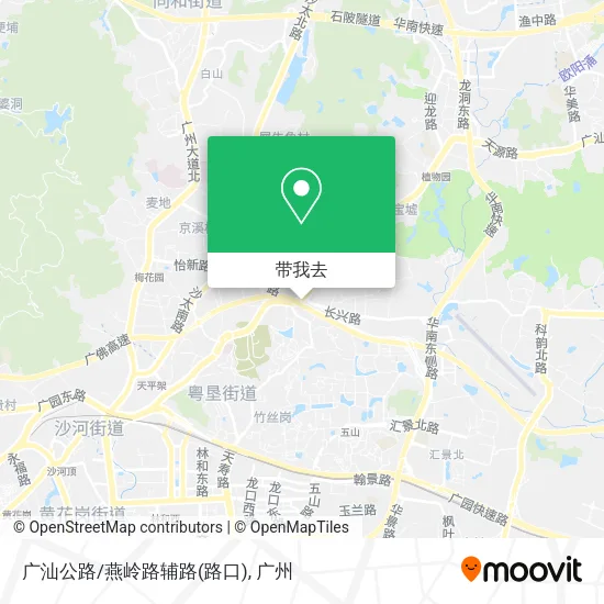 广汕公路/燕岭路辅路(路口)地图
