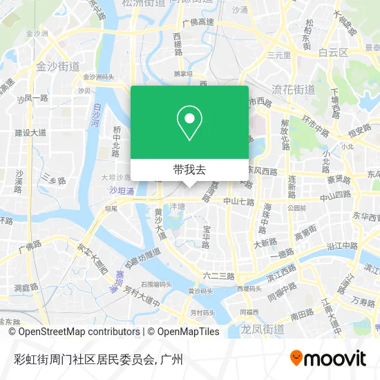 彩虹街周门社区居民委员会地图