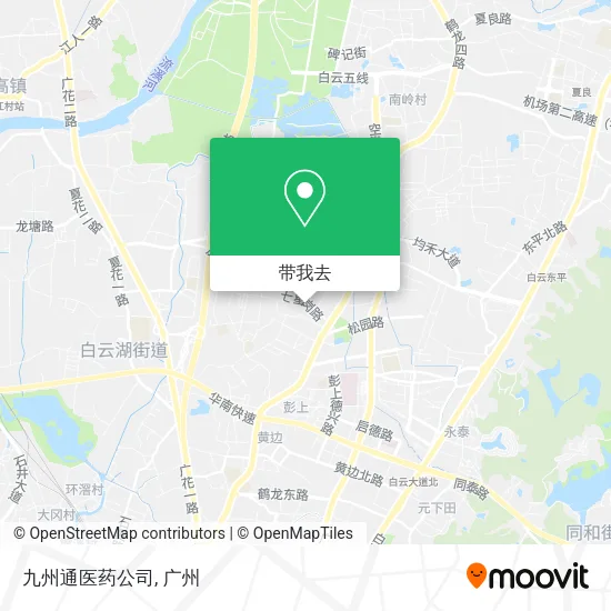 九州通医药公司地图