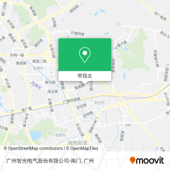 广州智光电气股份有限公司-南门地图