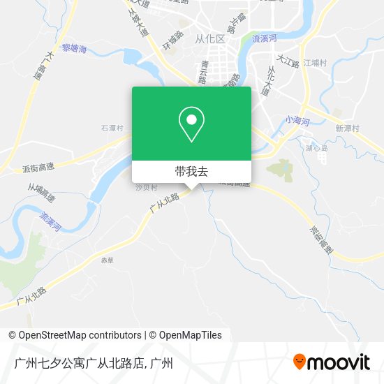 广州七夕公寓广从北路店地图