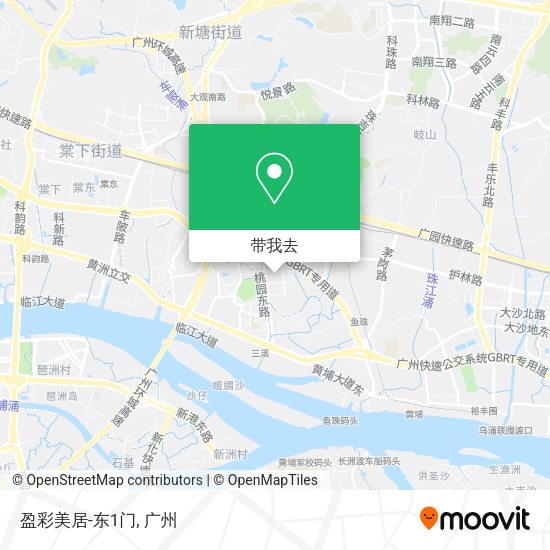 盈彩美居-东1门地图