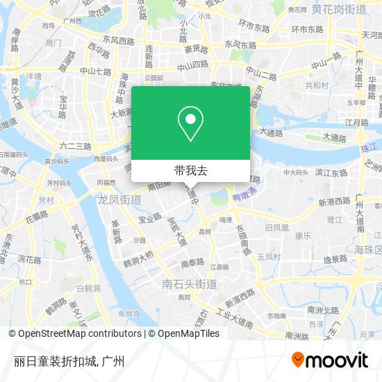 丽日童装折扣城地图
