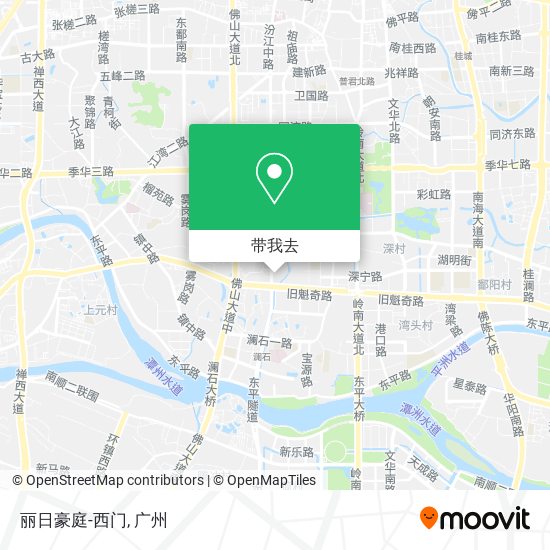 丽日豪庭-西门地图
